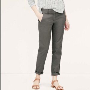 Ann Taylor Loft Gray Marissa Skinny Ankle Petite Pants Size 10P